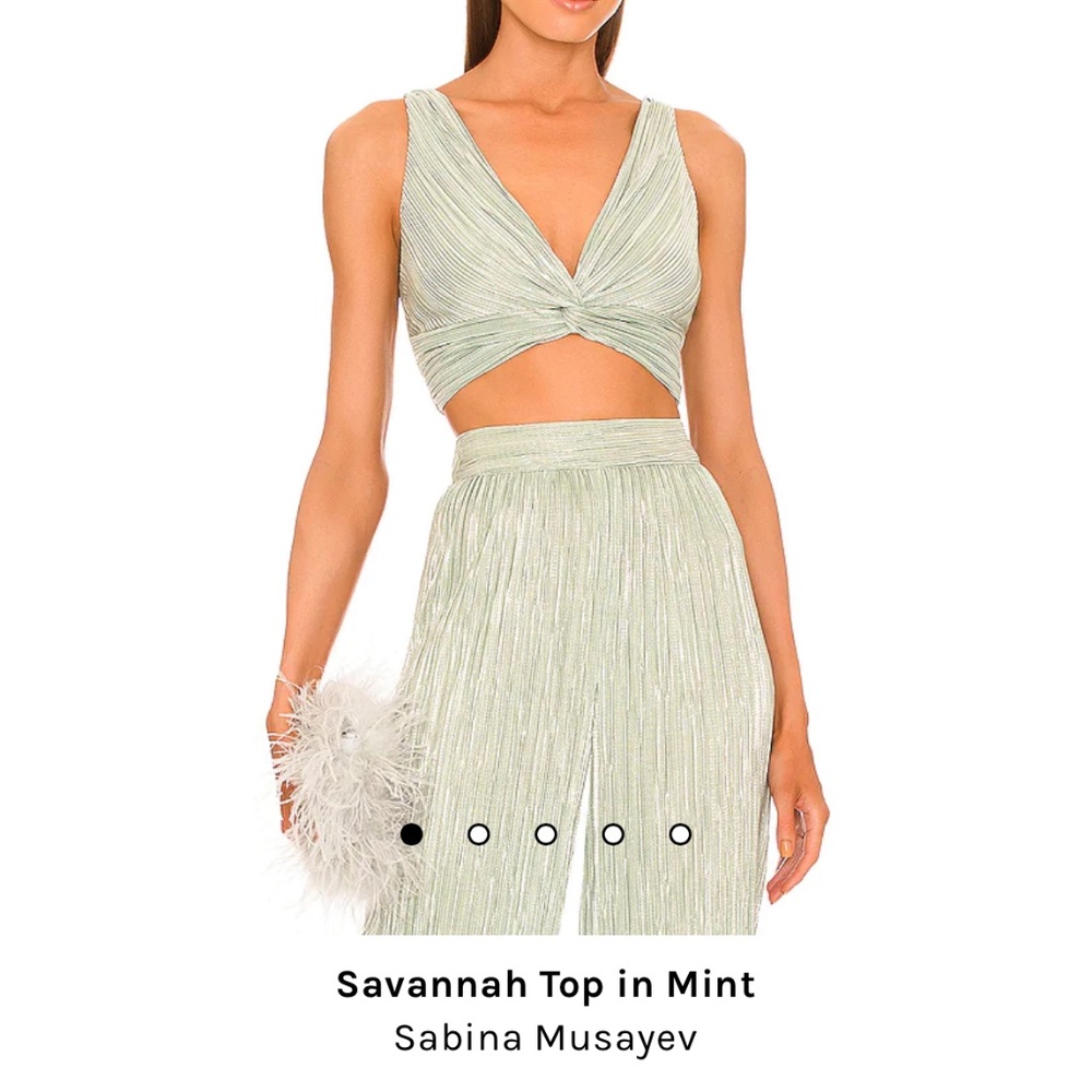 Revolve - Sabina Musayev Top and Pants Mint
